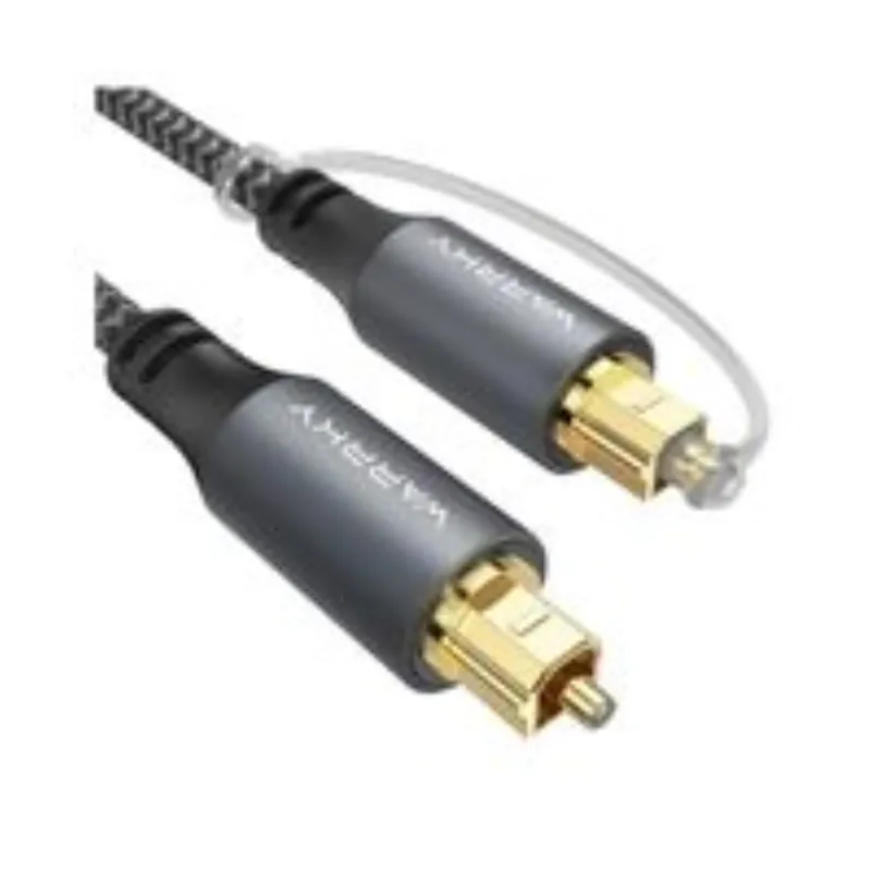 Optical Toslink audio cable for soundbar and AV receiver connection